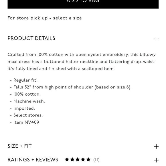 NEW Madewell Aubriella Midi Dress Embroidered Drop-Waist Floral Eyelet Cream - Picture 15 of 15